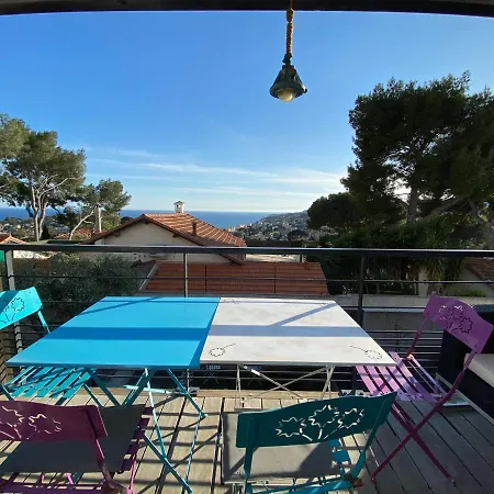 Luxueux Triplex Vue Mer 10Mn Du Port Et Plage Avec Garage קסיס