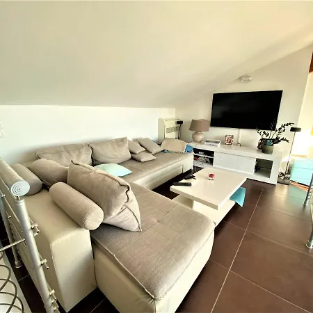 דירה Luxueux Triplex Vue Mer 10Mn Du Port Et Plage Avec Garage קסיס
